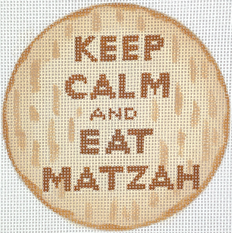 INSMC-75 Planet Earth & Lee 4” Round – Keep Calm & Eat Matzah - TS