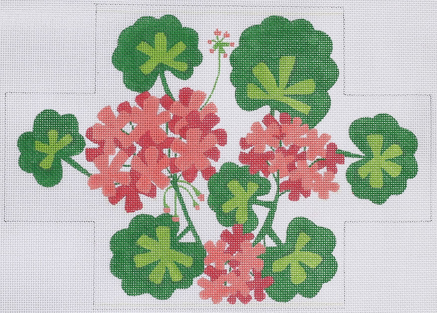 BR-05 Brick - Salmon Geraniums