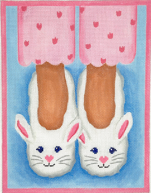 PL-524 Here's Looking at Shoe - Bunny Slippers & Pink Pajamas