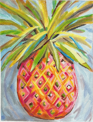 MD-PL-25 Maren Devine – Pink, Orange & Yellow Pineapple        - TS