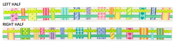 BL01 Woven Ribbons Belt - Pastels