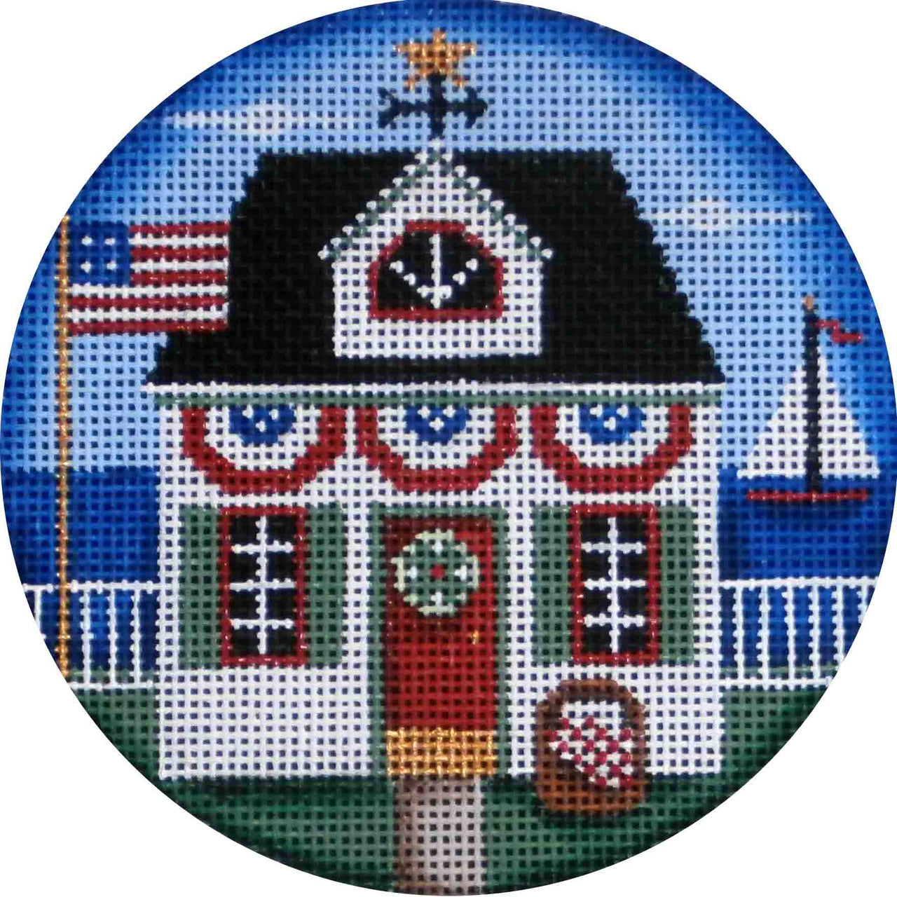 1032g Patriotic Cottage