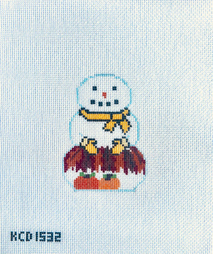 KCD1532 Pumpkin Snowman - TS