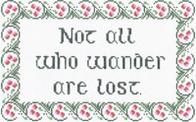 CC 706 NOT ALL WHO WANDER - TS