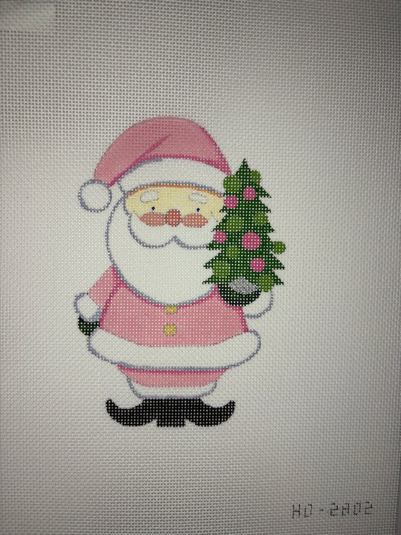HO-2802 Little Pink Santa with Tree