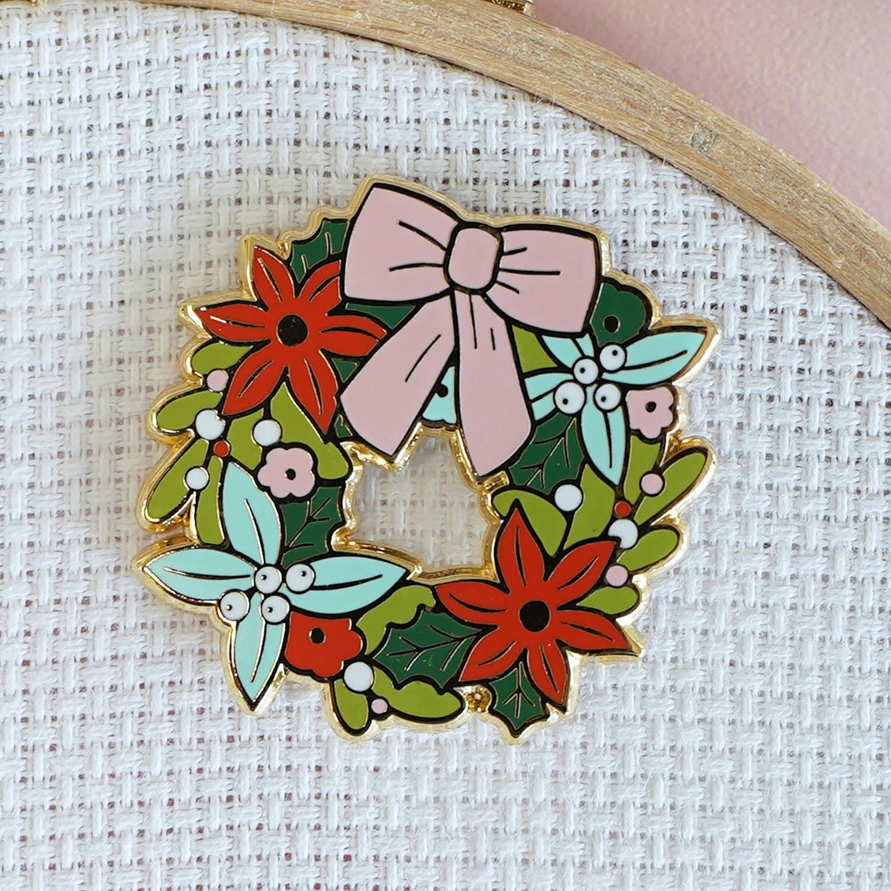 Wreath Magnetic Needle Minder