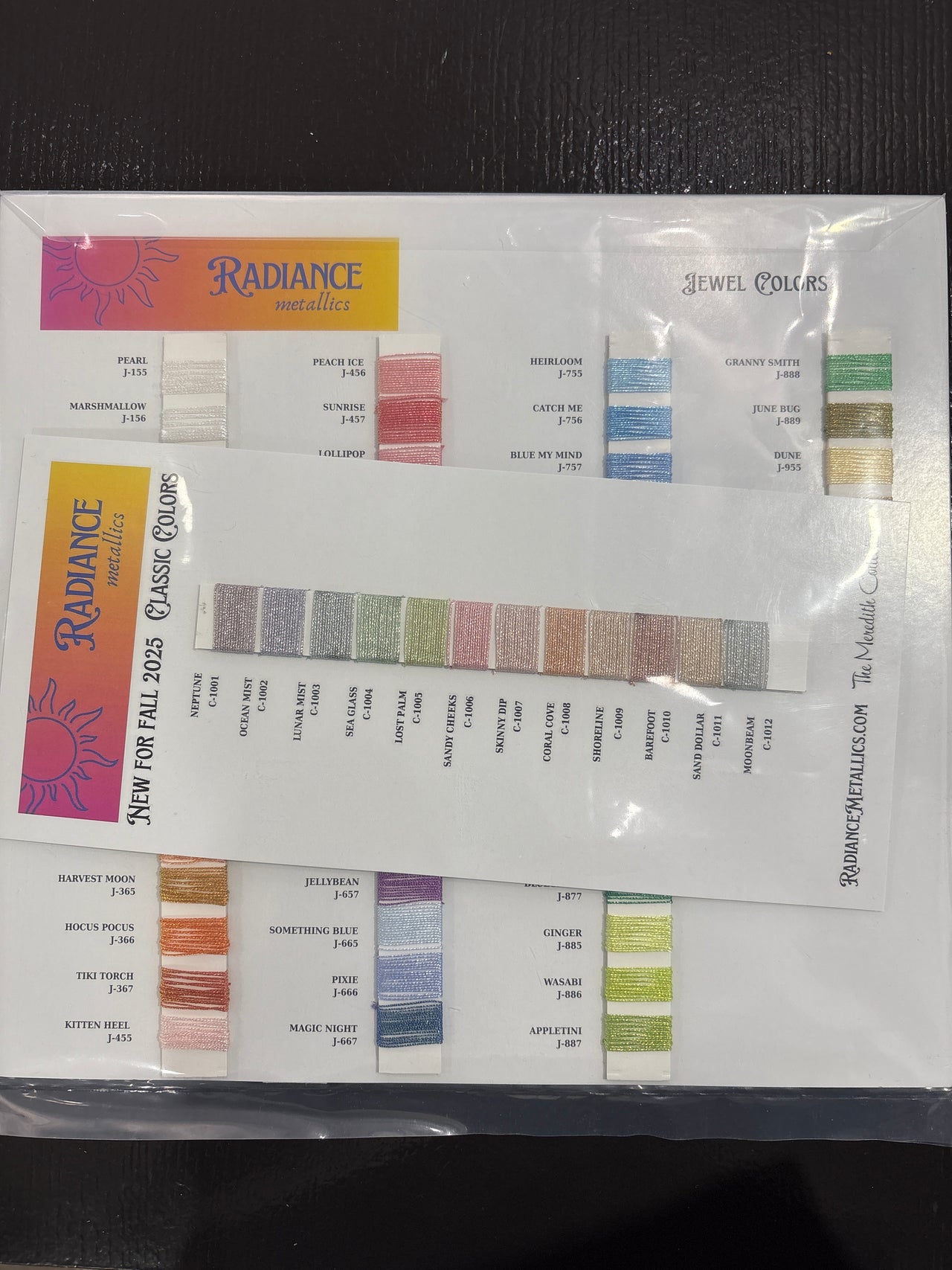 Radiance Color Card