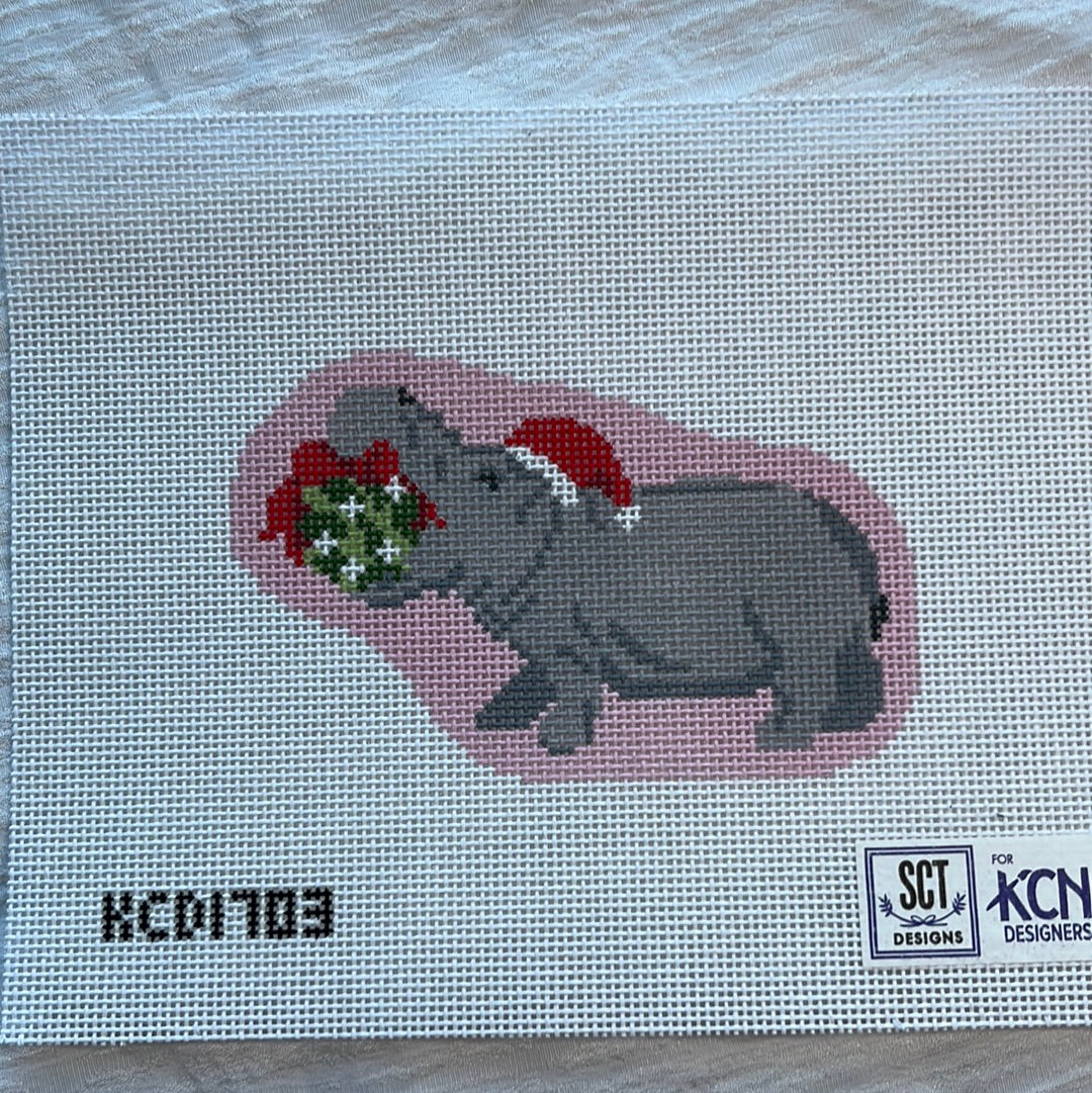 KCD1703 Holiday Hippo