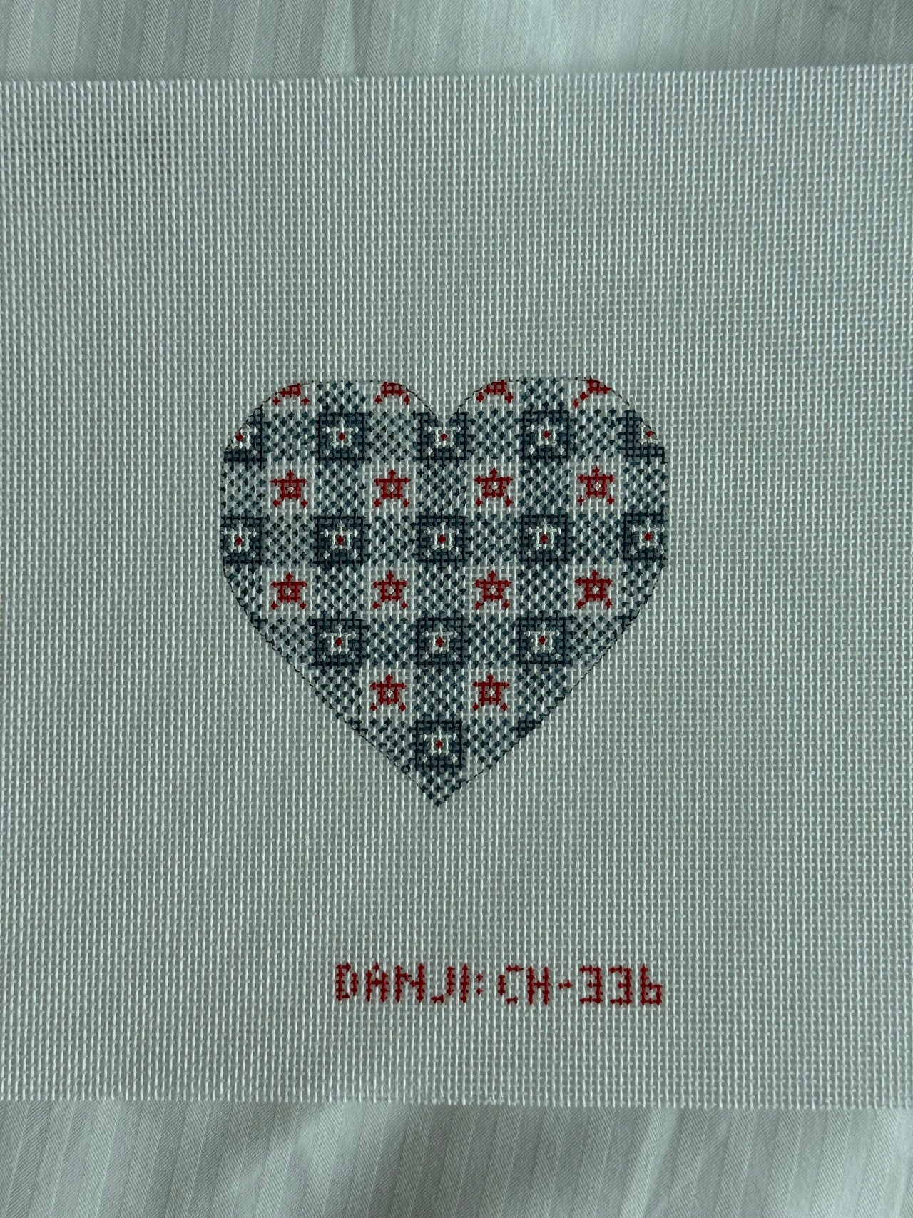 Blue and Red Heart CH-336 - MKT