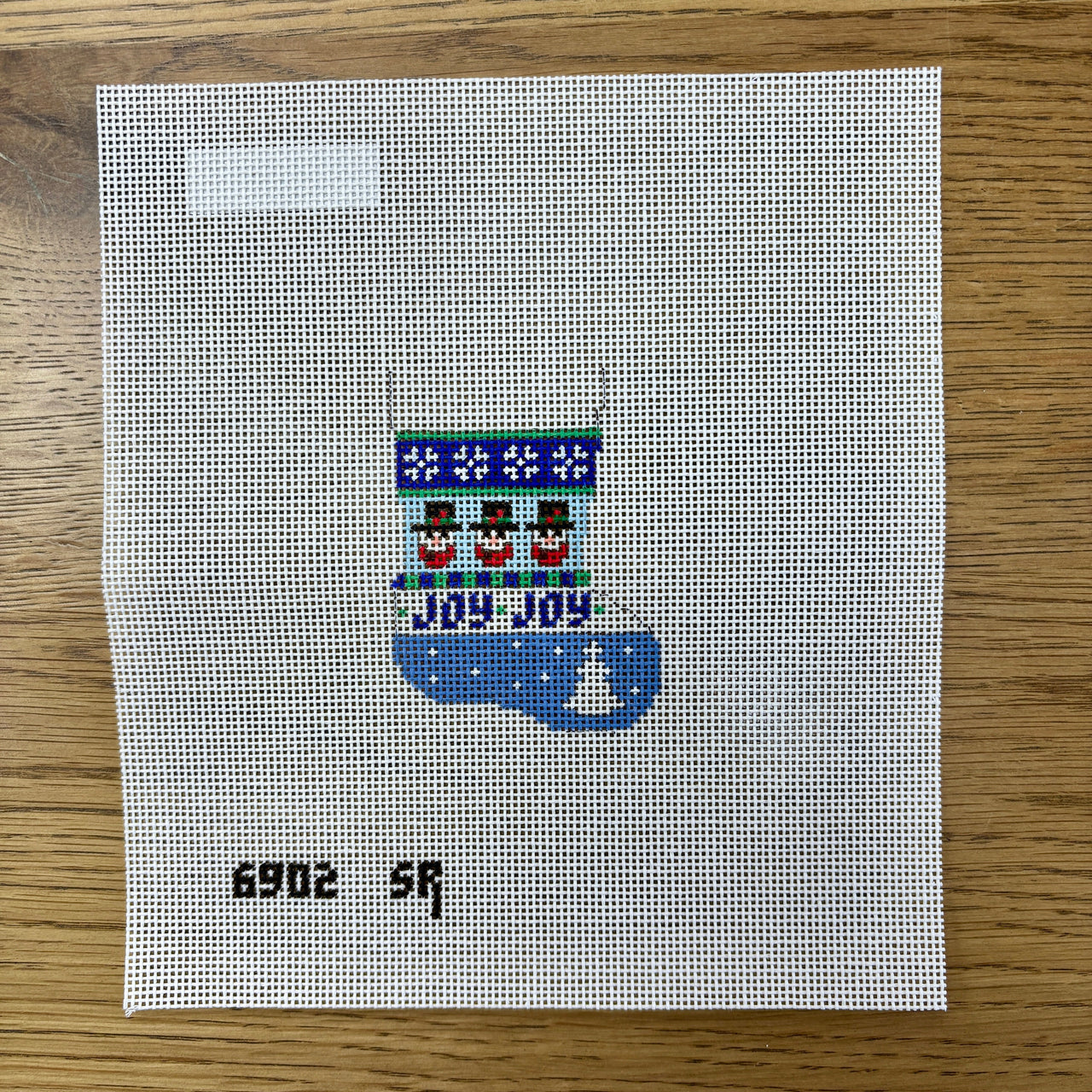 SR6902 Snowman Stripe, Stocking Ornament - TS