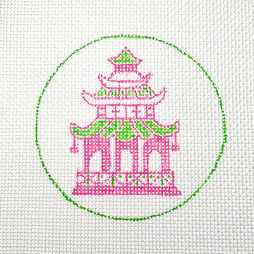 Pink & Green Pagoda