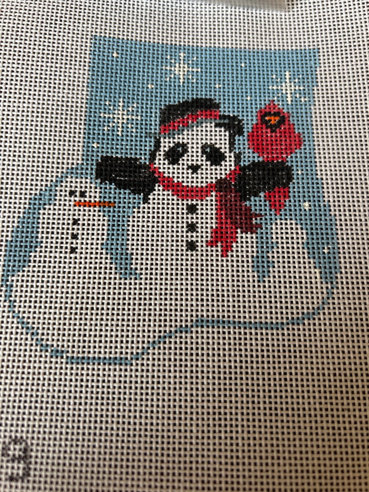 CM379 Panda Snowman w/Panda - TS