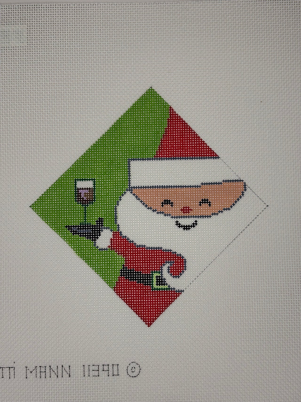 11390 Santa with Red Wine