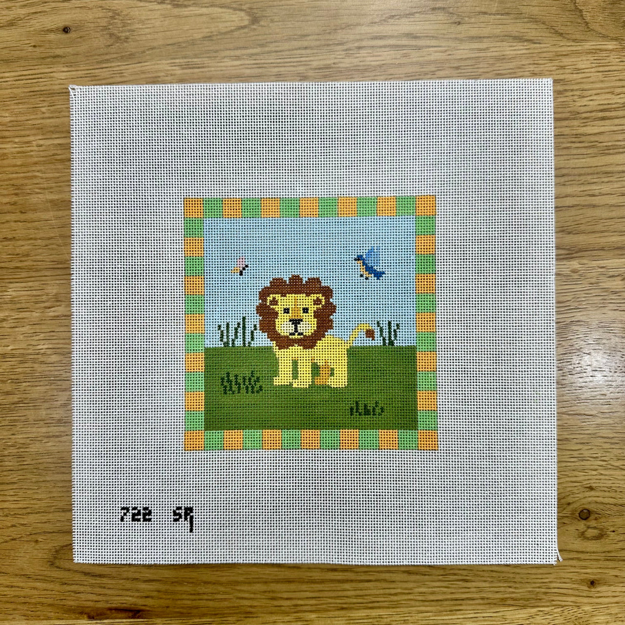 SR0722 Lion, 5" Square - 18 mesh - TS