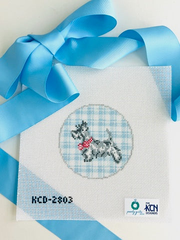KCD2803 Scottie Dog Round