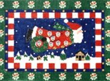 LR 338 GREEN FLYING SANTA - TS