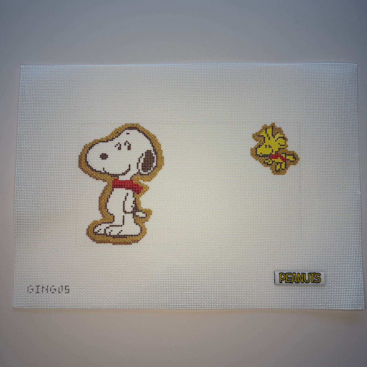 PEANUTS GING05 Gingerbread Snoopy & Woodstock Cookies