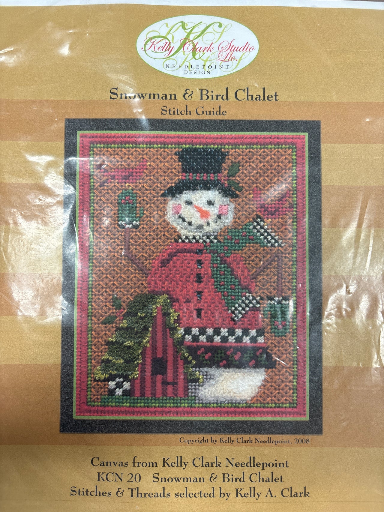 KC-KCN20SG Snowman & Bird Chalet Stitch Guide - TS