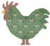 LR 359A GREEN ROOSTER - TS