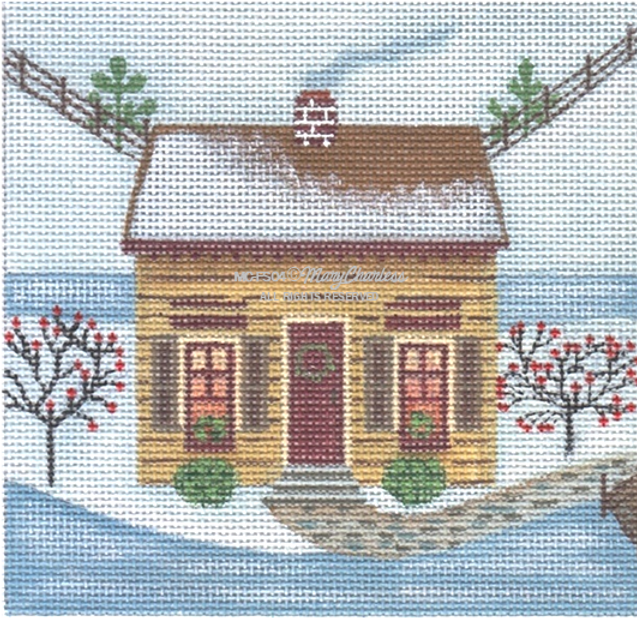 MCFS04 - Folk Art Square: Winter Bed & Breakfast - TS