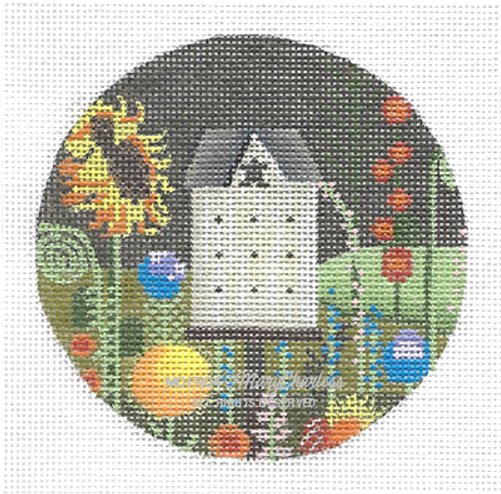 MCFR04 - Folk Art Rounds: Fairy Birdhouse - TS