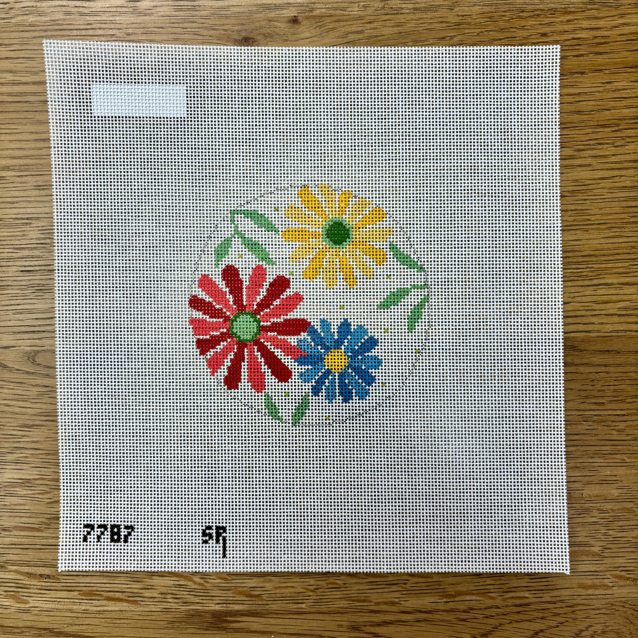 SR7787 Flower Burst, 4" Round - TS