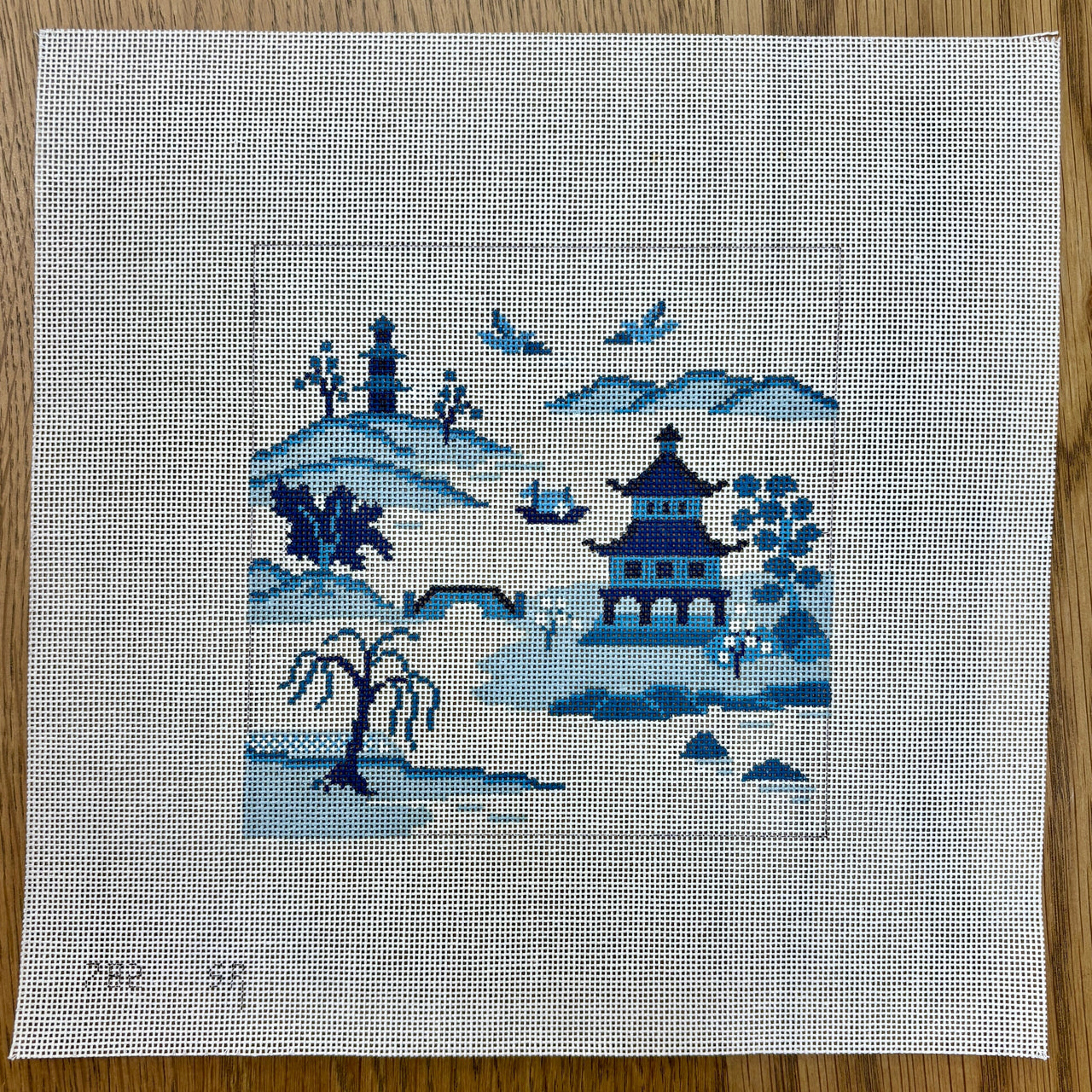 SR0782 Japanese Inlet, Blues, 6" Square - 18 mesh - TS