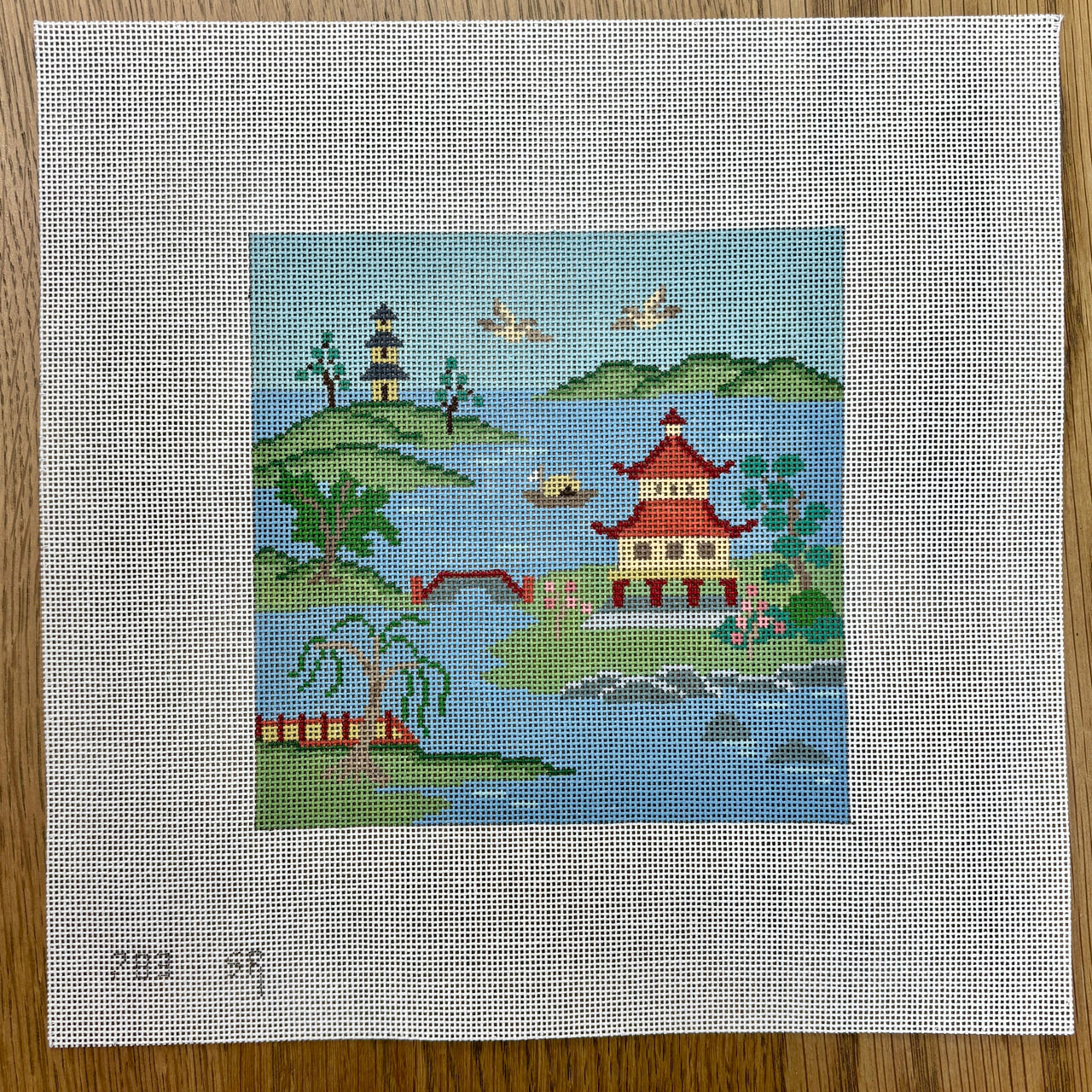 SR0783 Japanese Inlet, Colors, 6" Square - 18 mesh - TS