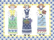 LR 337 TRIO GARDEN LADIES - TS