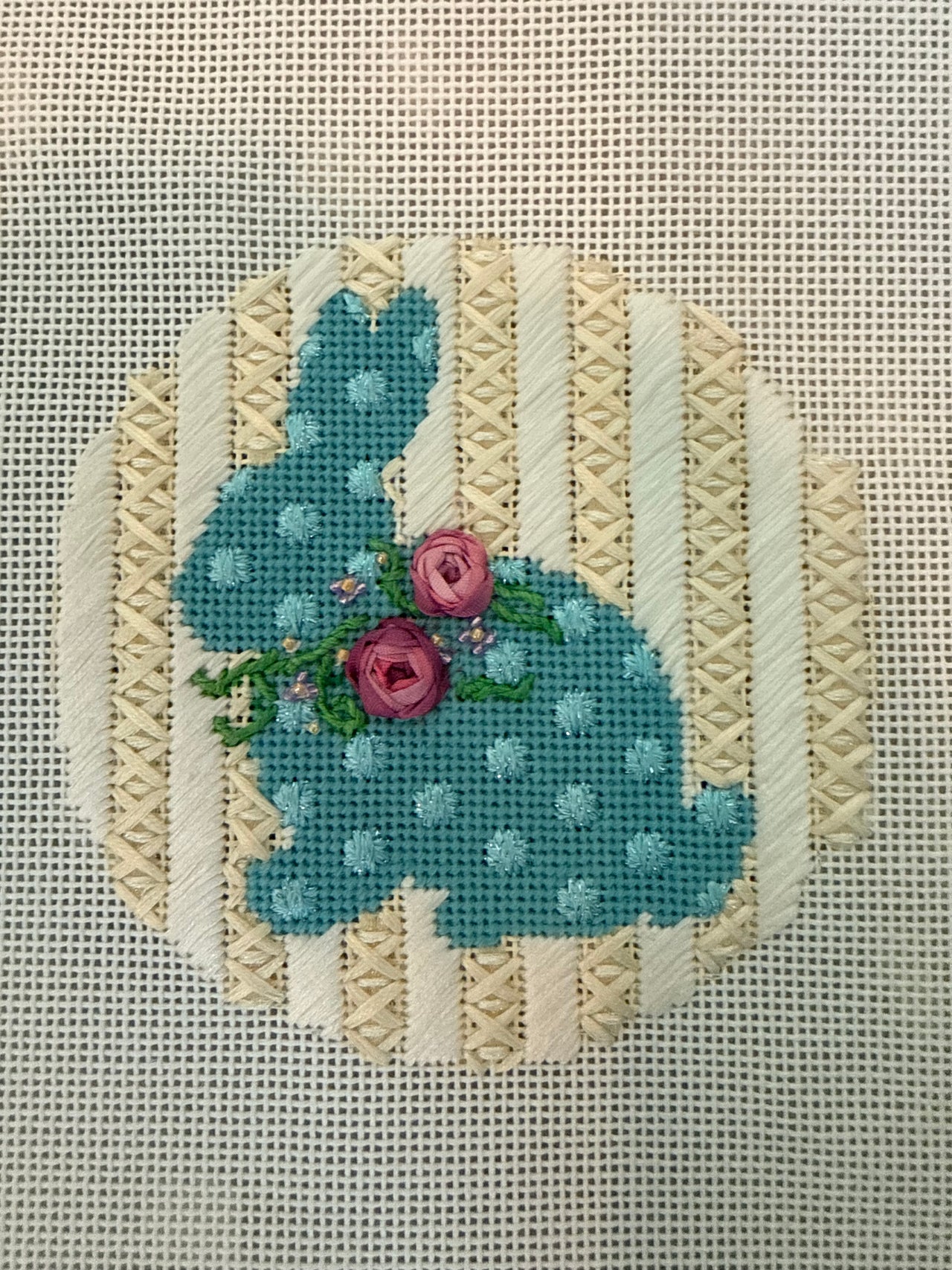 KIE5 Bunny on Stripes