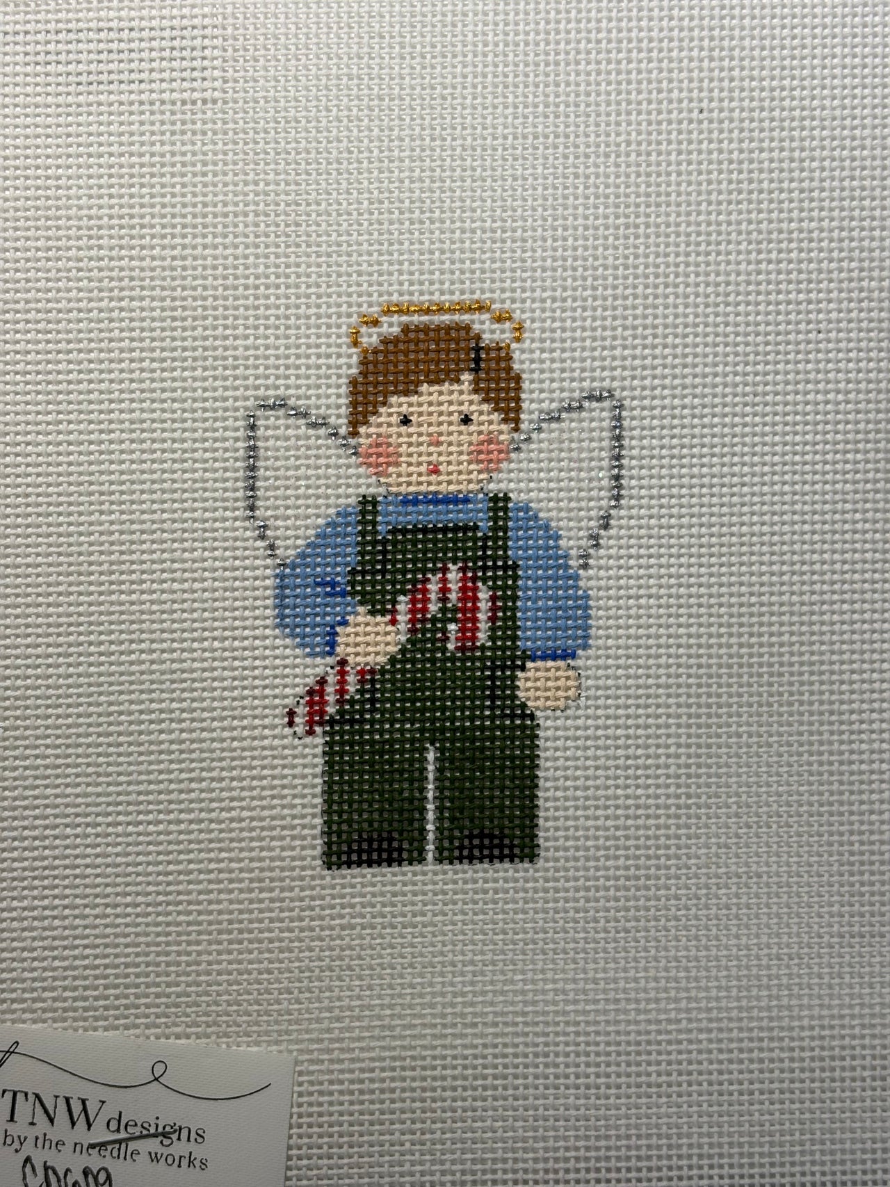 CD609 Littlest Angel Boy with Candy Cane - MKT3