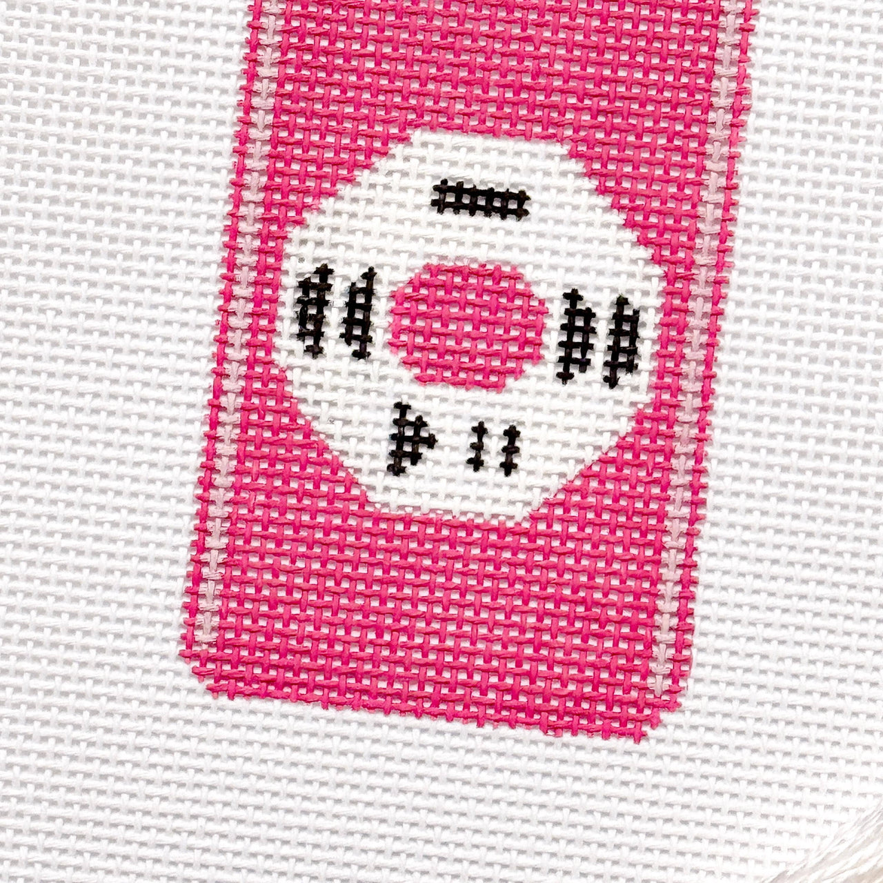 Y2K MP3 Player Pink Nostalgic Needlepoint Canvas