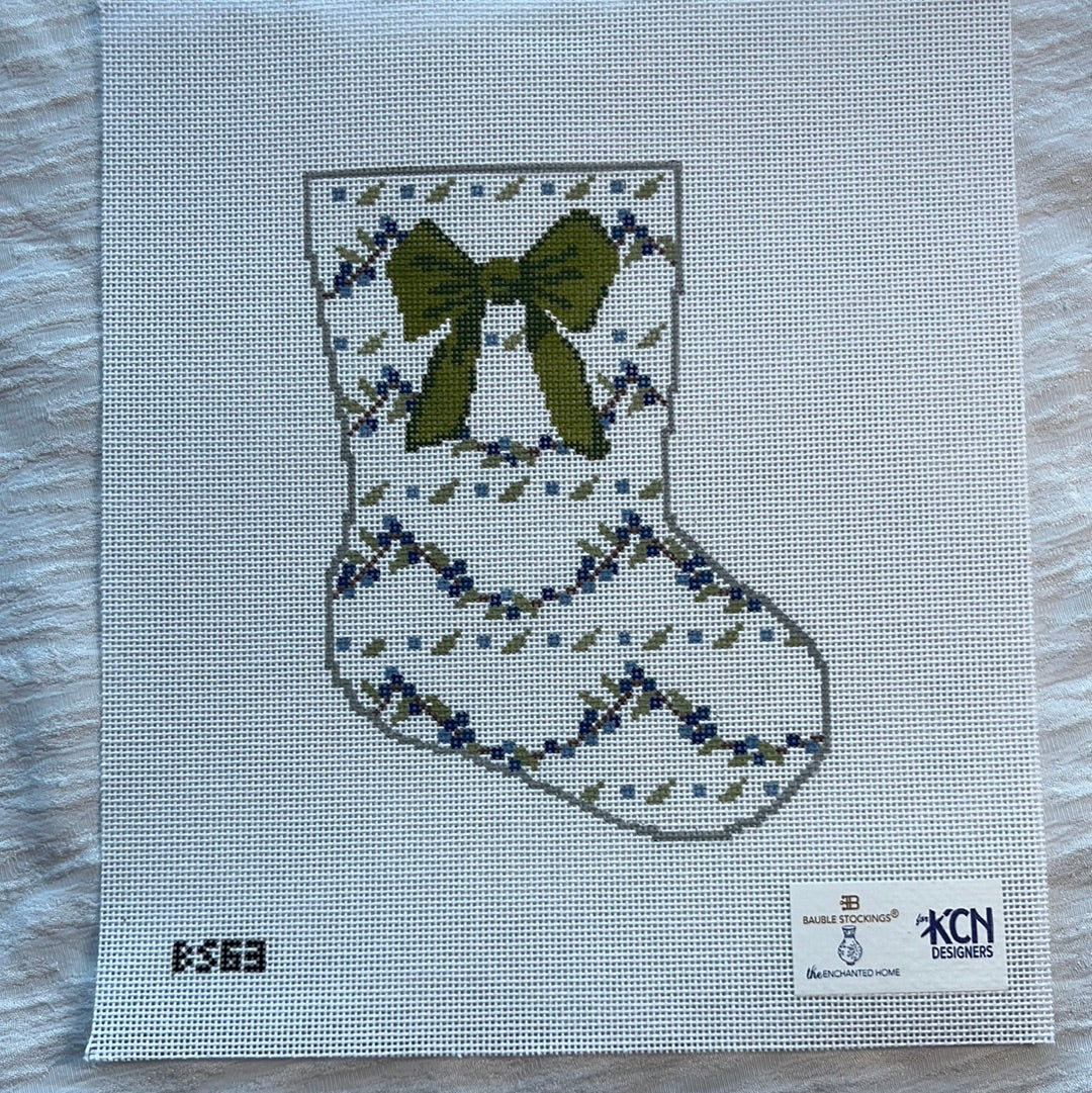 BS-63 Garland Ornament Sized Stocking