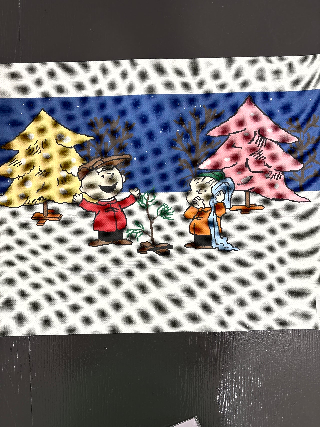 PEANUTS-CBC-1 - Charlie Brown & Linus with Tree