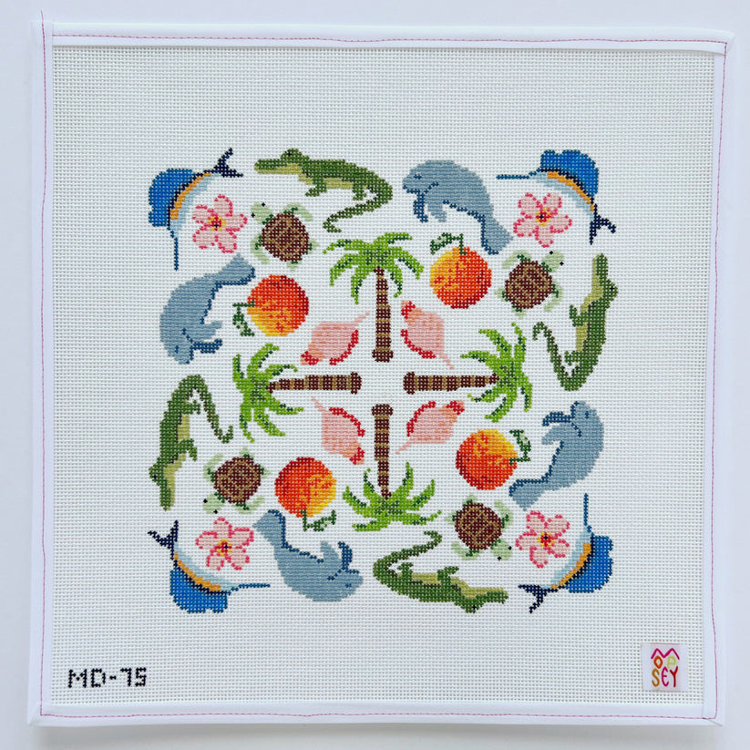 MD-75 Florida Flora and Fawna Mandala - TS