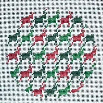 KW059 Reindeer Tooth Round - TS