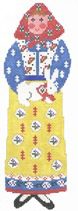 LR 347B-18 Y/LADY/RABBIT ORNAMENT - TS