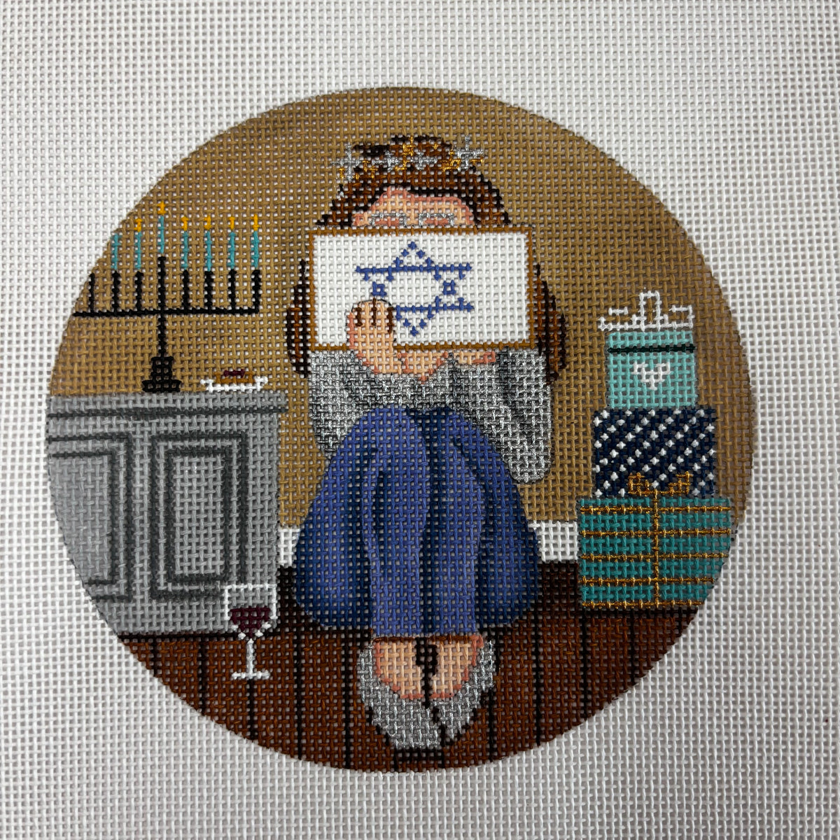 GE GS197 Hanukkah Girl Ornament - MKT