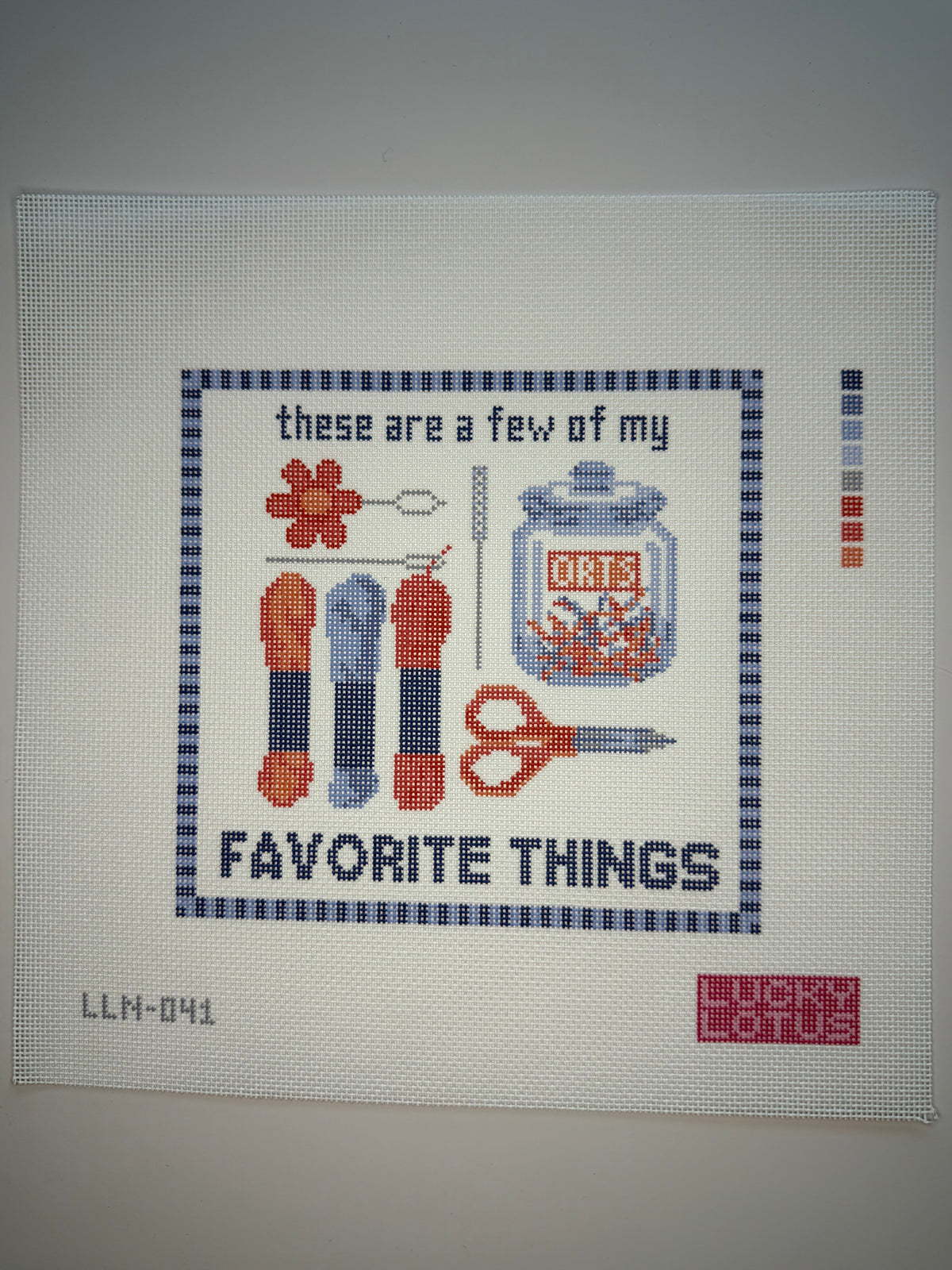 LLN-041 These are a few of my Favorite Things - Needlepoint - MKT