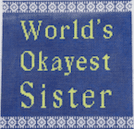 CC 733 WORLD’S OKAYEST SISTER - TS