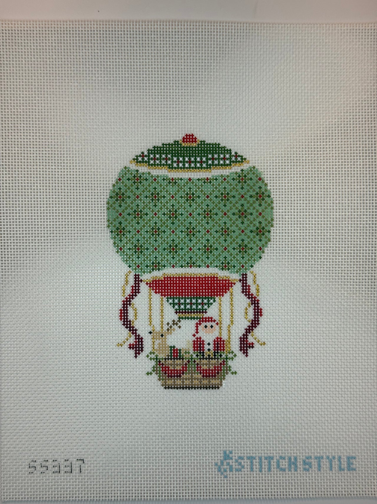 Christmas Hot Air Balloon with Santa SS337 - MKT