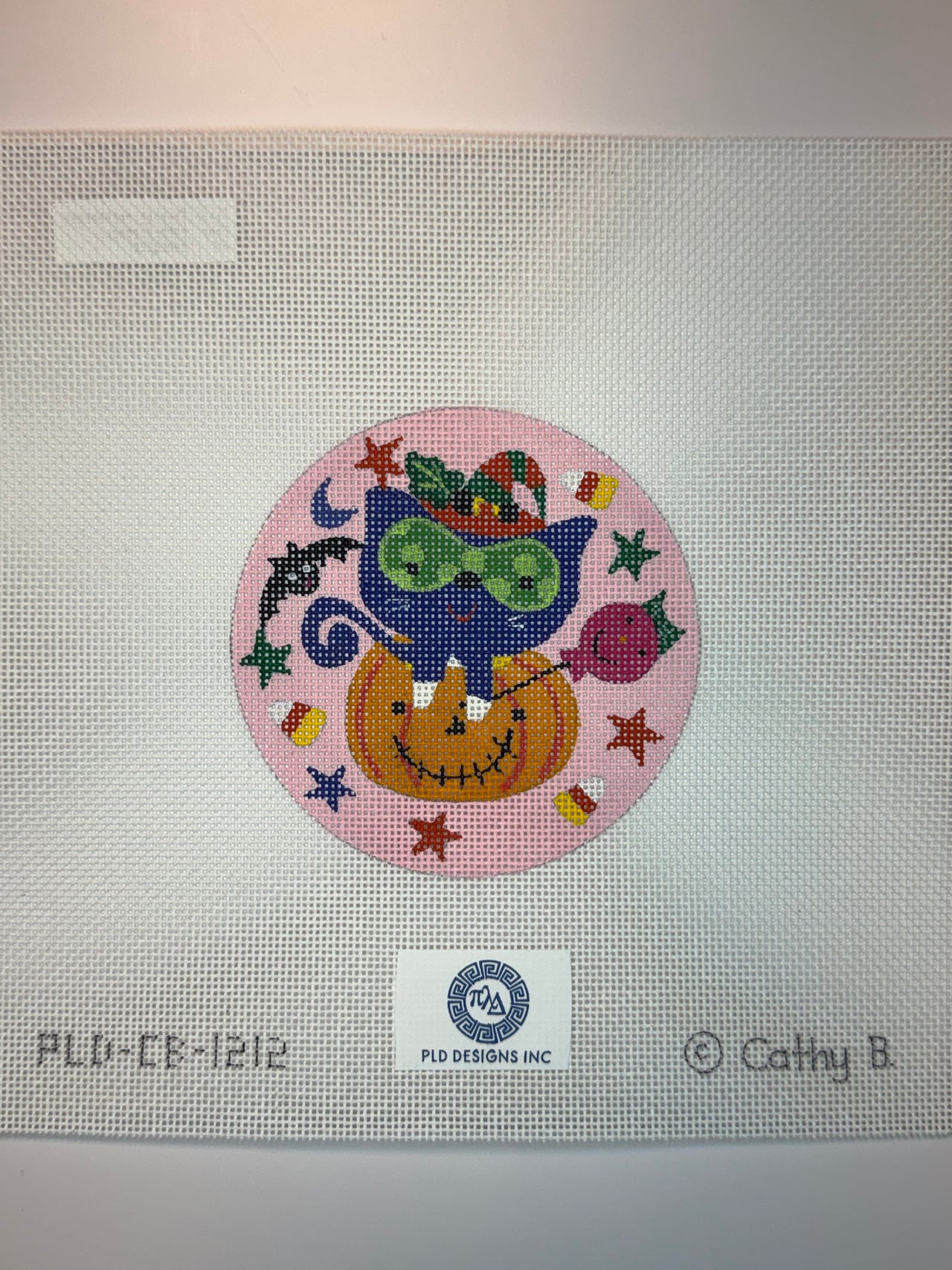 CB-1212 Trick or Treat Cat Round - MKT