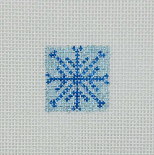 6 - 515 SNOWFLAKE on blue - TS