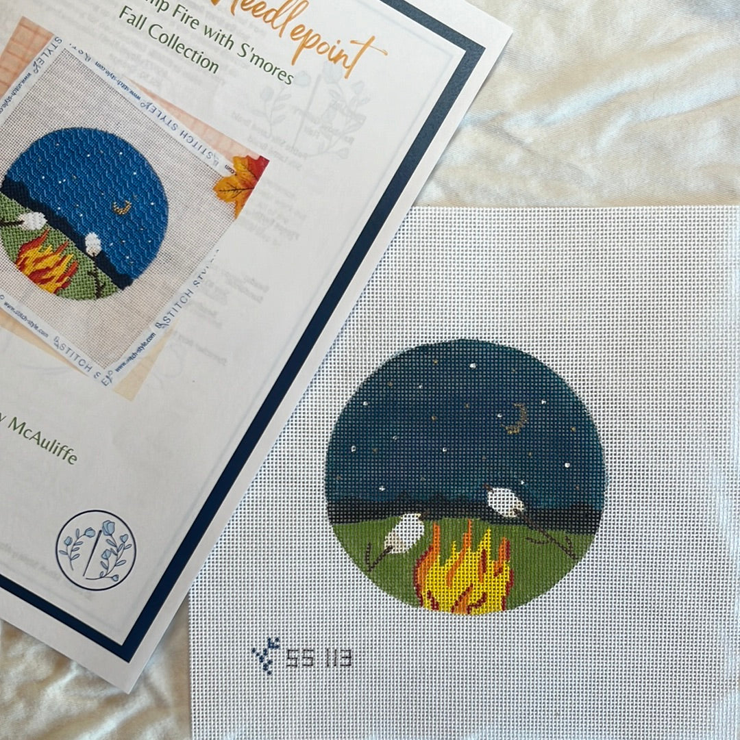 Campfire with S'mores Canvas SS113