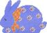 LR 372 BLUE RABBIT - TS