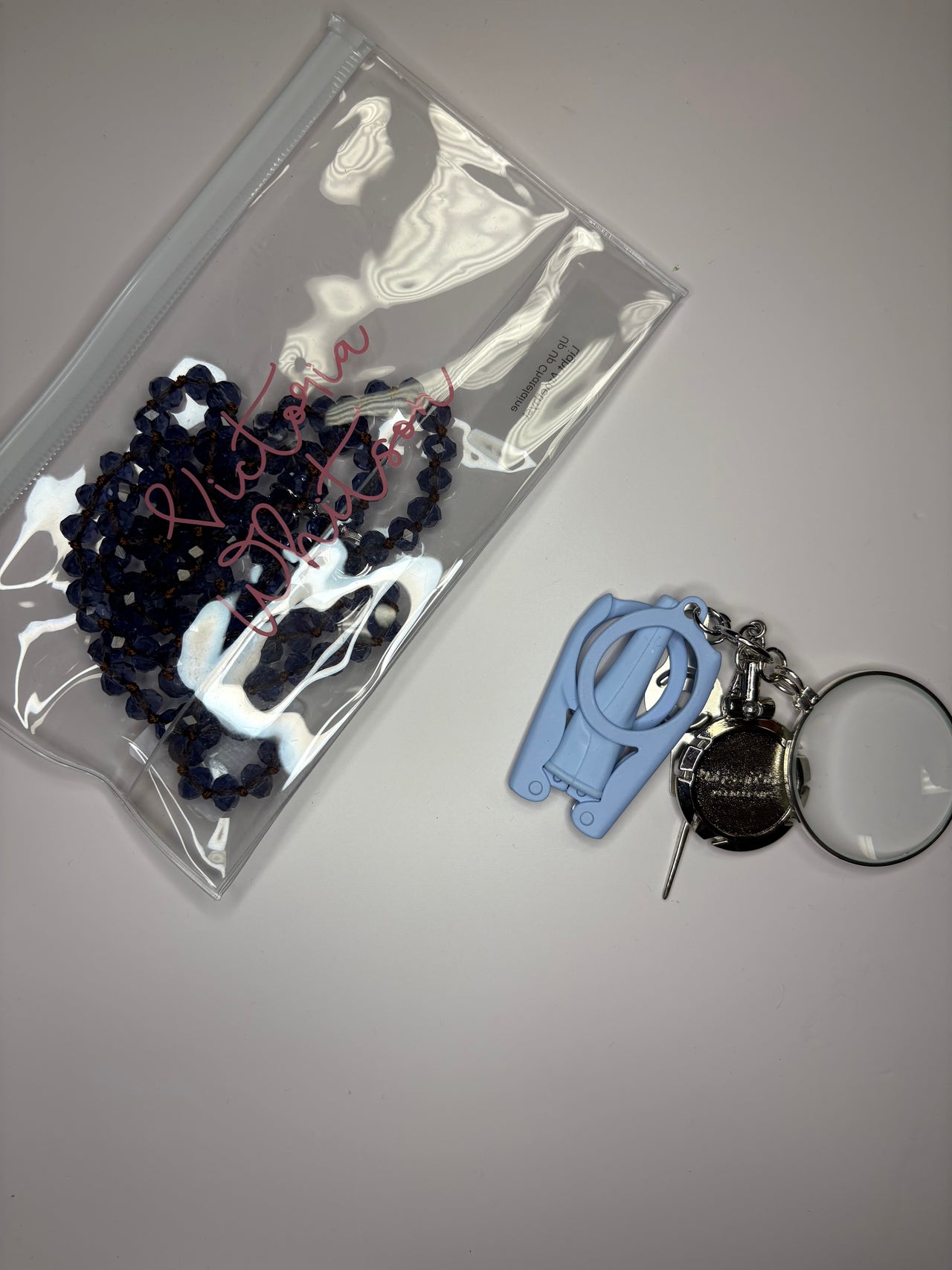 Up Up Chatelaine - Crystals or Gemstones WITH Tool Kit