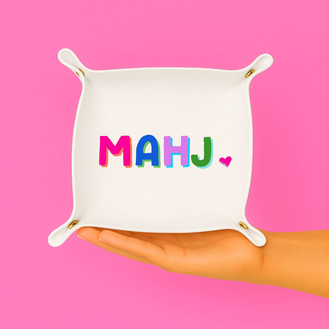 Mahjong gift colorful snap tray | ort try and catch all