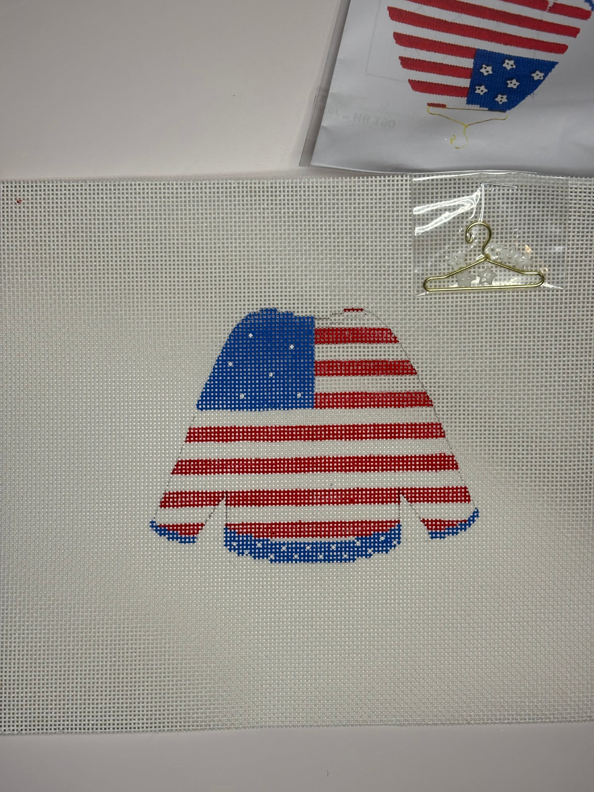 HB-190 Sweater - Flag with Stitch Guide - MKT2