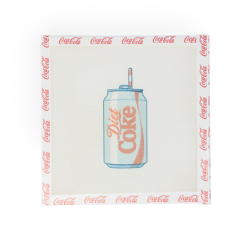 Diet Coke Can with Straw