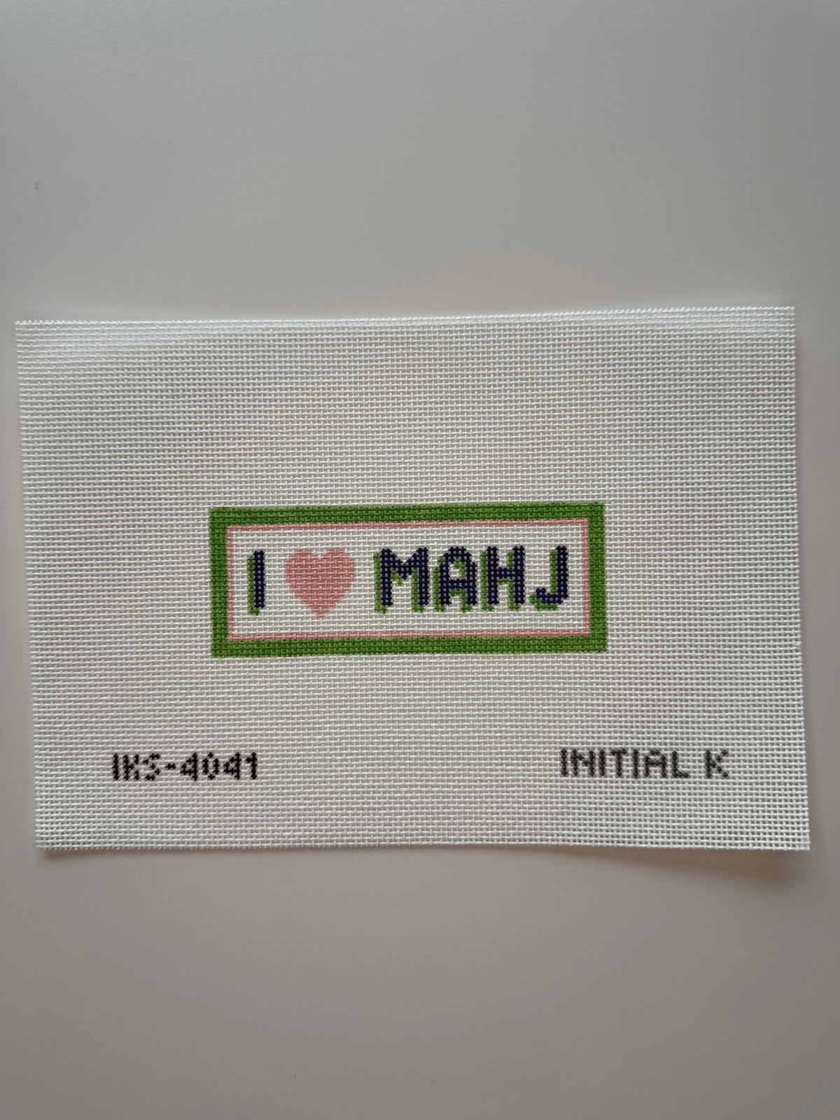 IKS-4041 I Heart Mahj Bag Tag - MKT